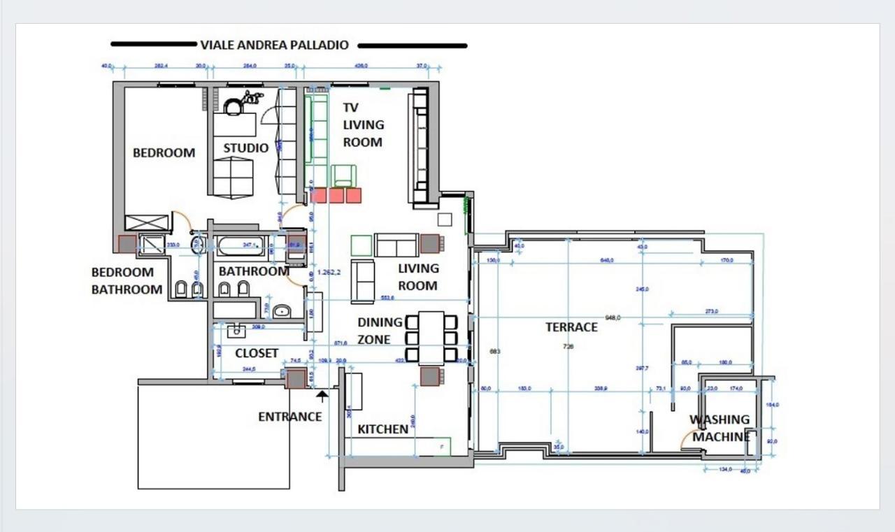 شقة Palladio 20 Loft And Terrace فيرونا المظهر الخارجي الصورة